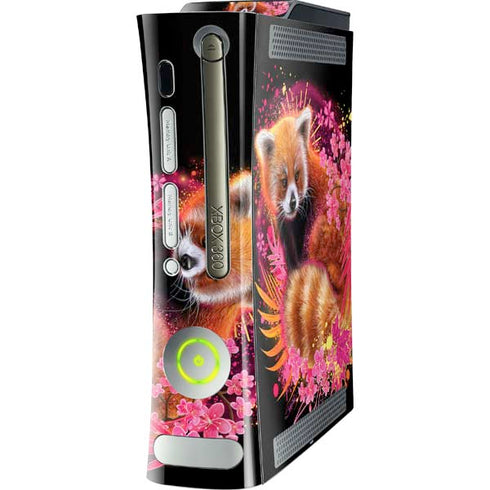 Red Panda with Flowers by Sheena Pike Xbox 360 (Includes HDD) Skin